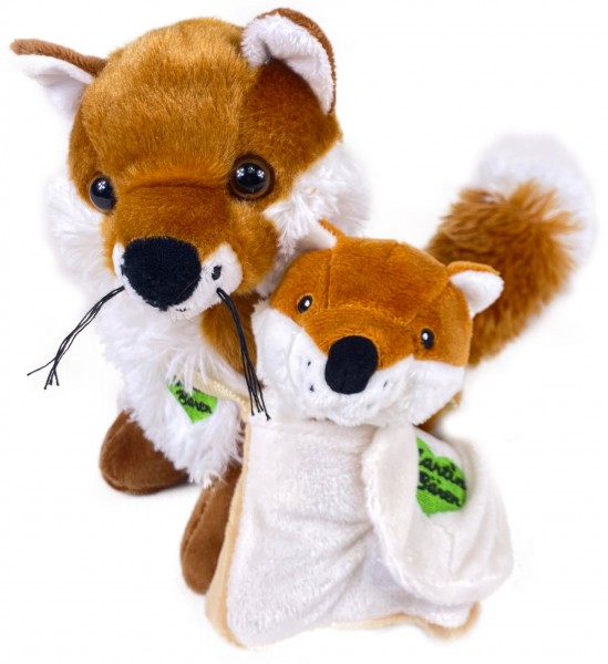 Doppelpack Fuchs mit Mini Fuchs und Tasche