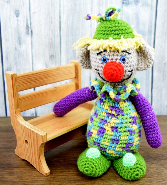 Unikat Häkel-Clown