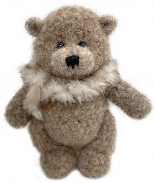 Häkelteddy "Hannah" 22cm Alpakawolle